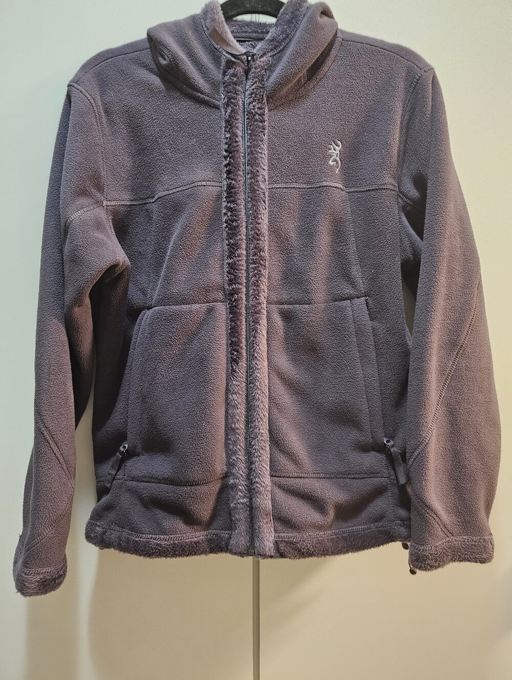 Browning Lavender Full-Zip Sherpa Hoodie
